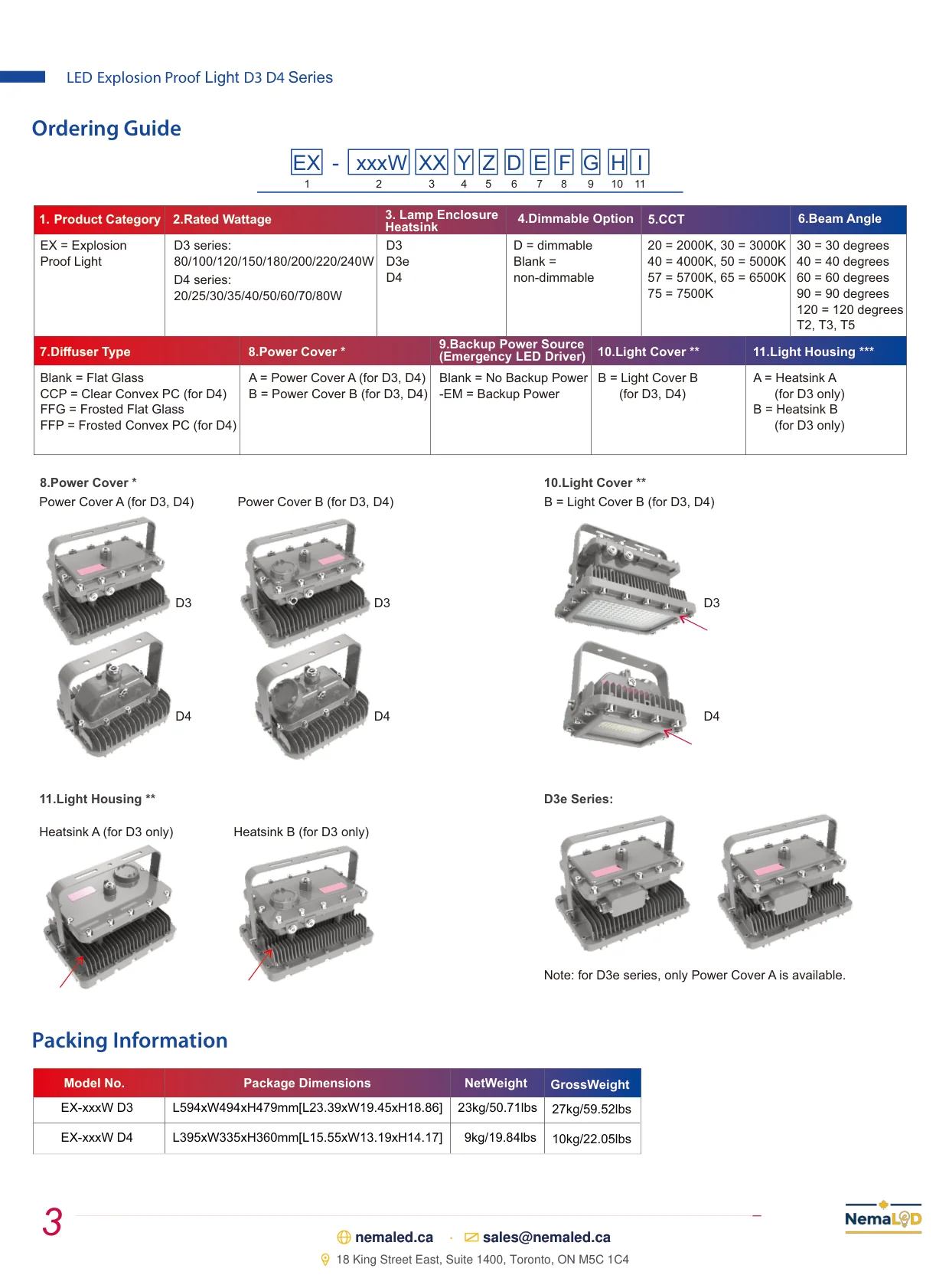 D3-D4 Flood Light spec sheet, page 4 of 5