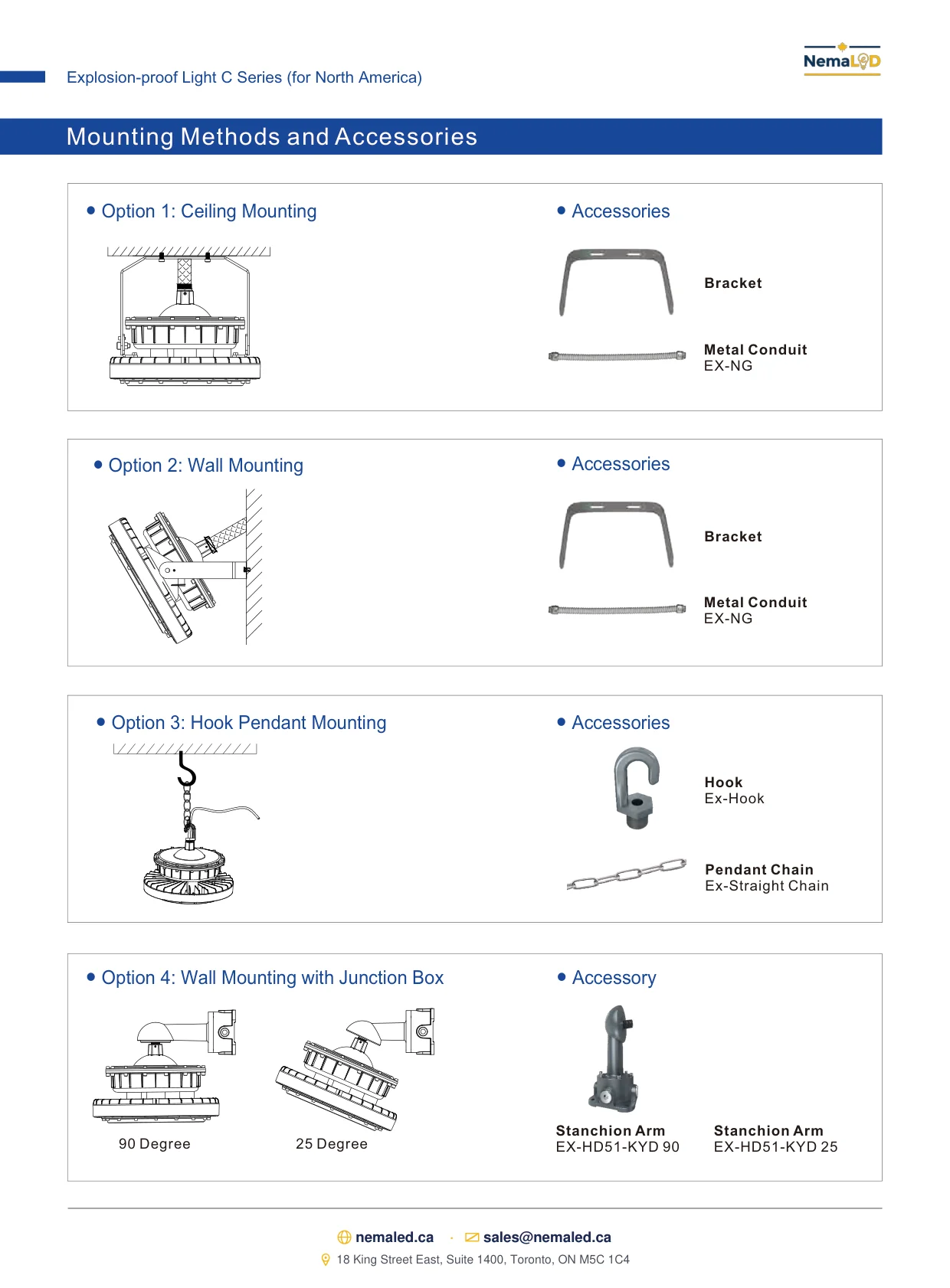 EX-C High Bay spec sheet, page 10 of 11