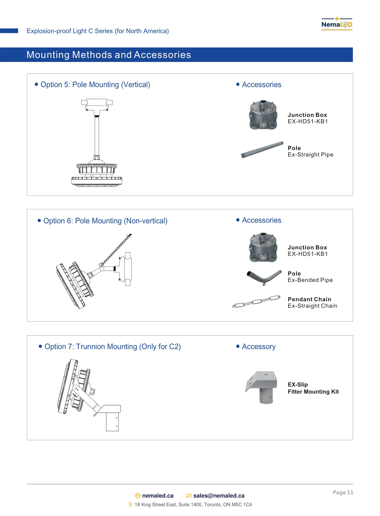 EX-C High Bay spec sheet, page 11 of 11