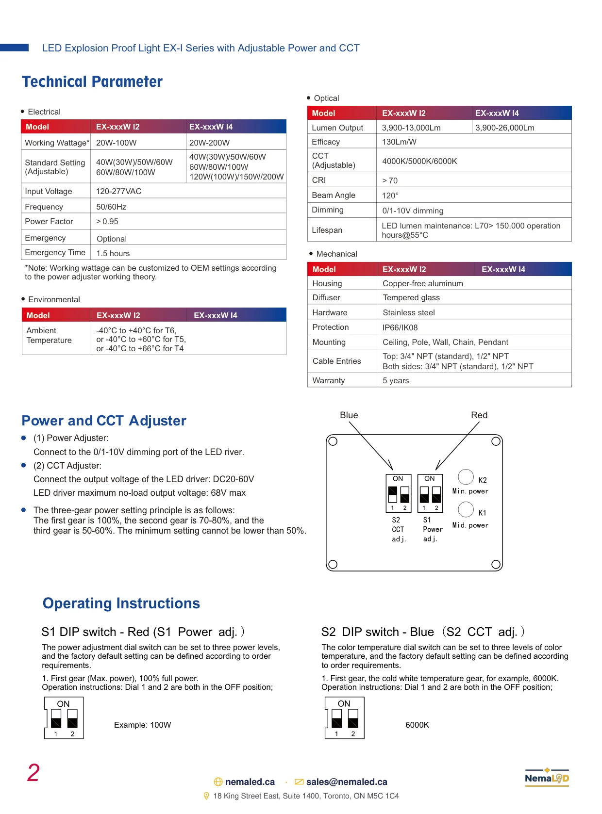 EX-I Linear spec sheet, page 3 of 5