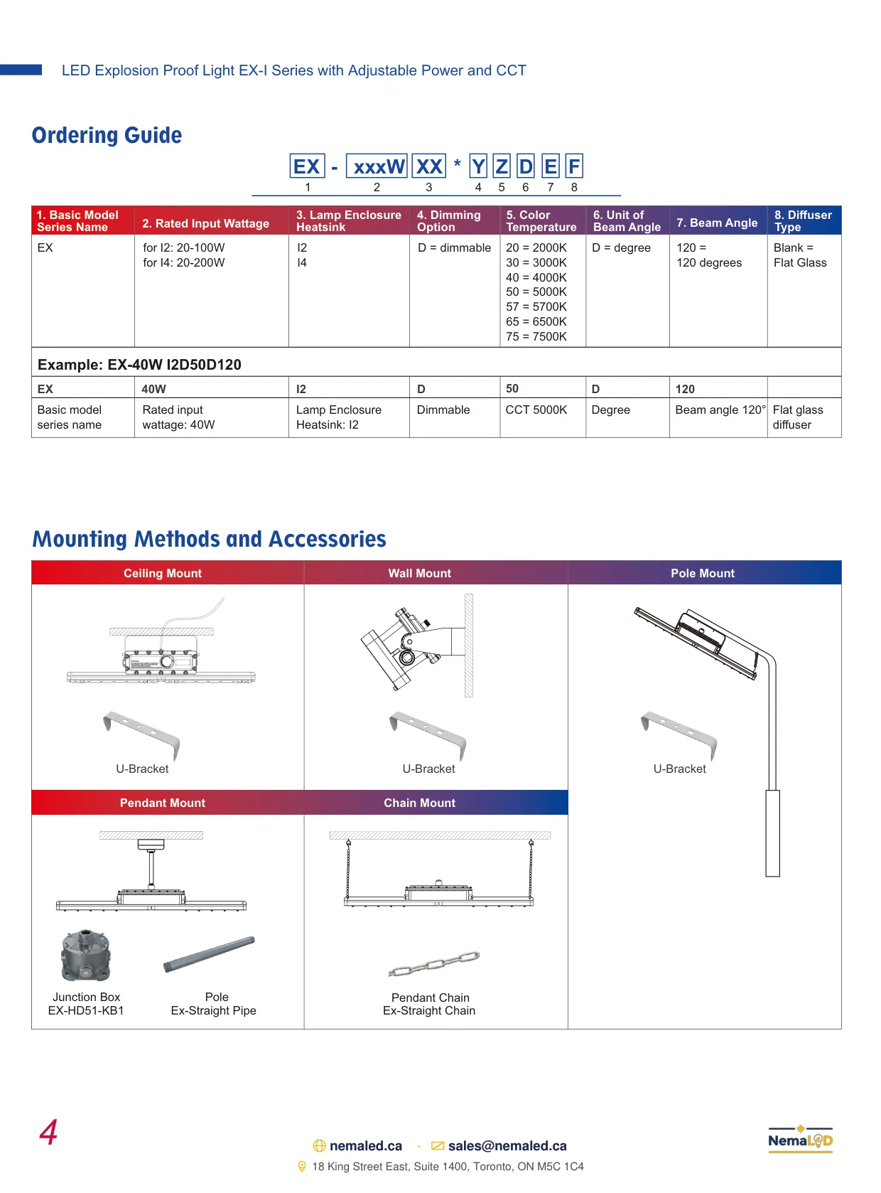 EX-I Linear spec sheet, page 5 of 5