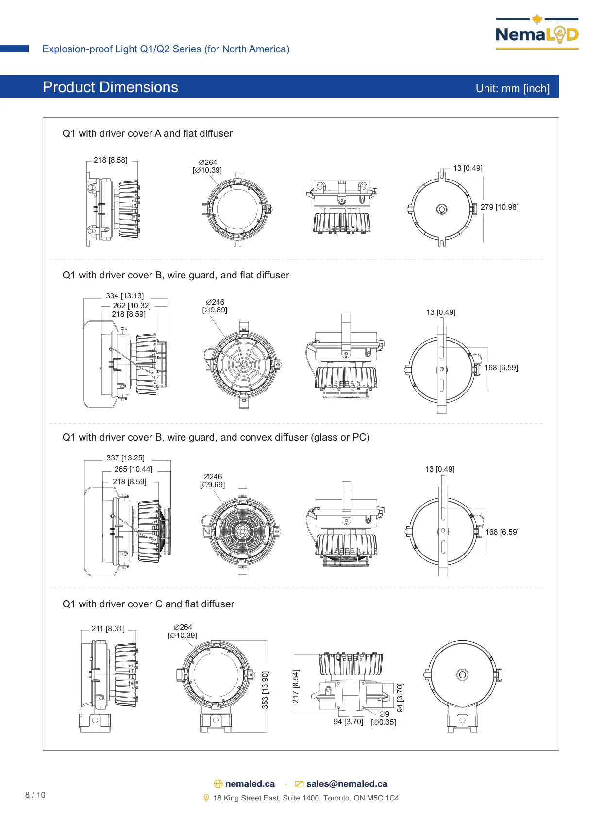 EX-Q1/Q2 High Bay spec sheet, page 8 of 10