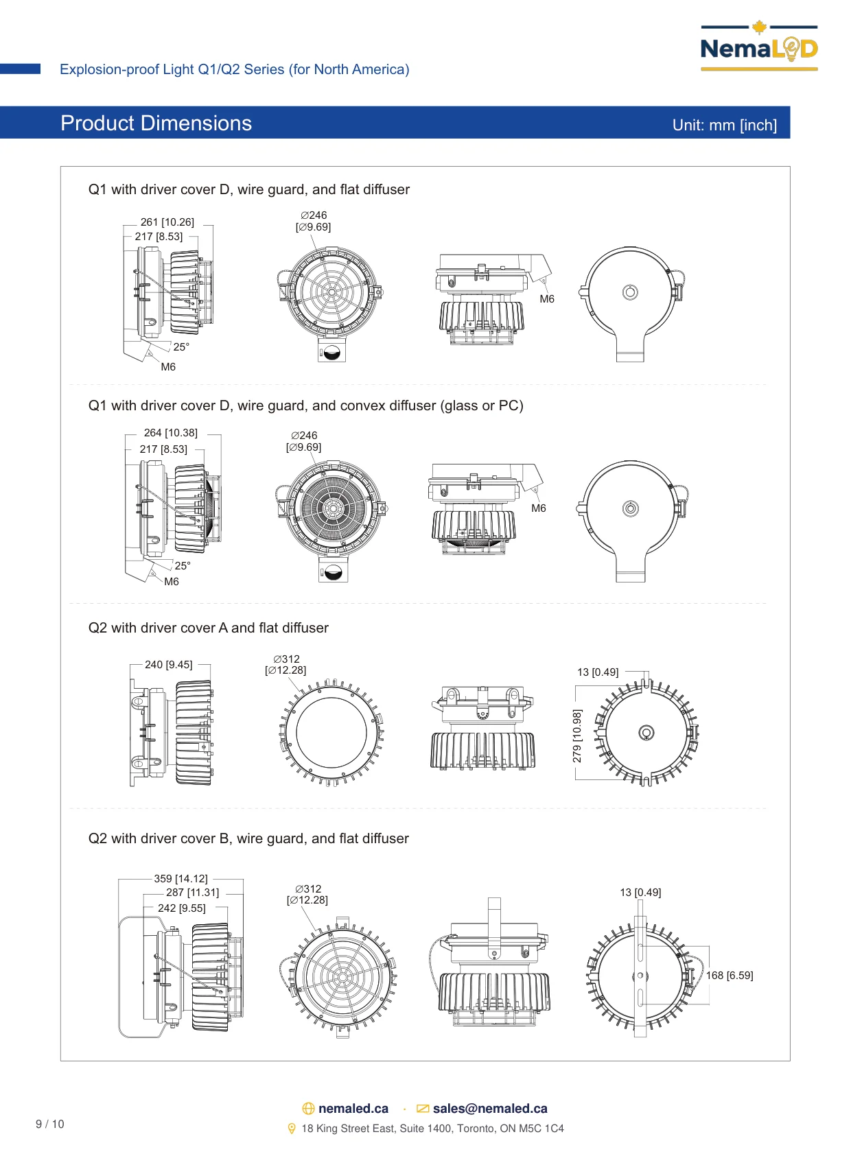EX-Q1/Q2 High Bay spec sheet, page 9 of 10
