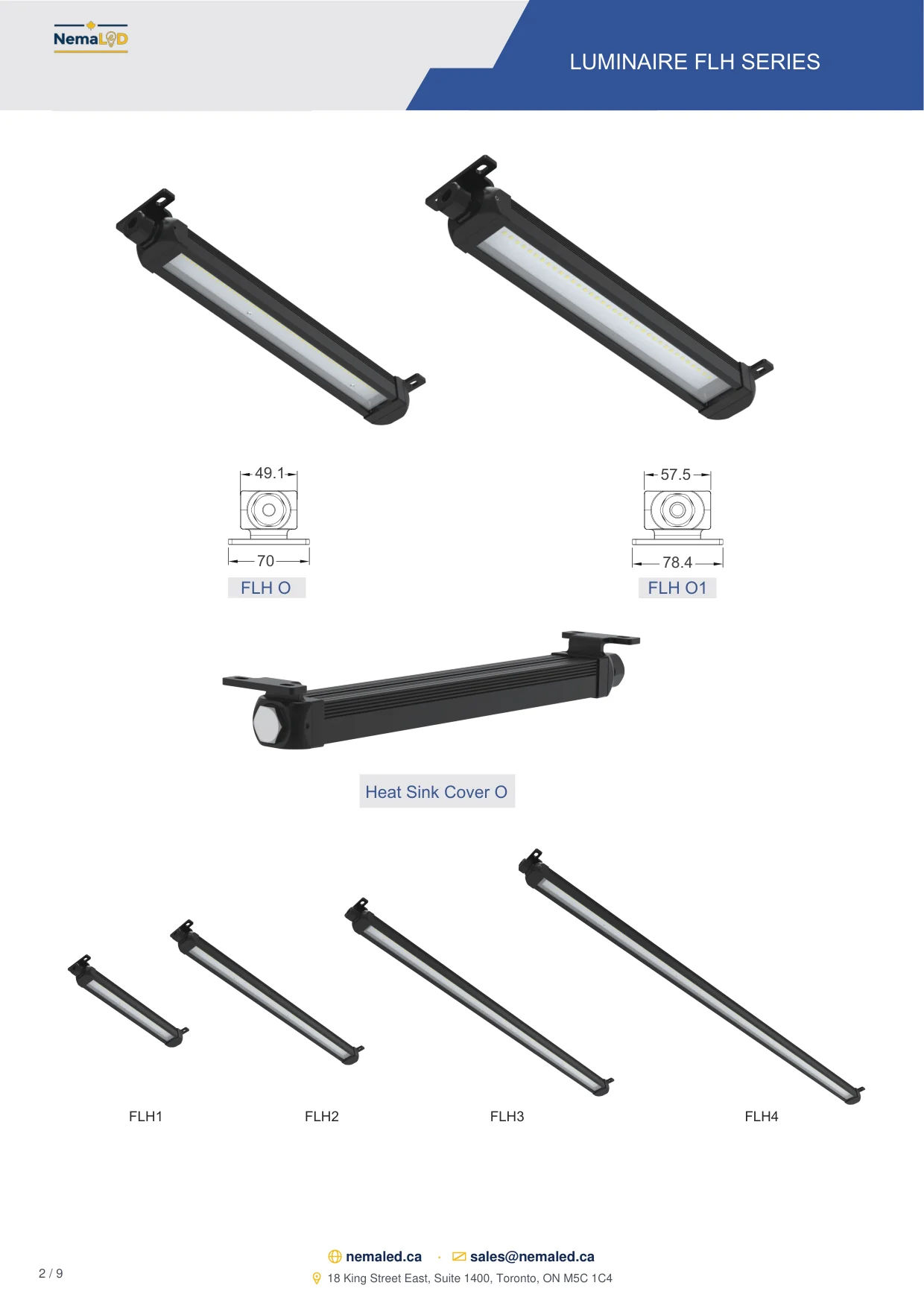 EX-FLH Linear spec sheet, page 2 of 9