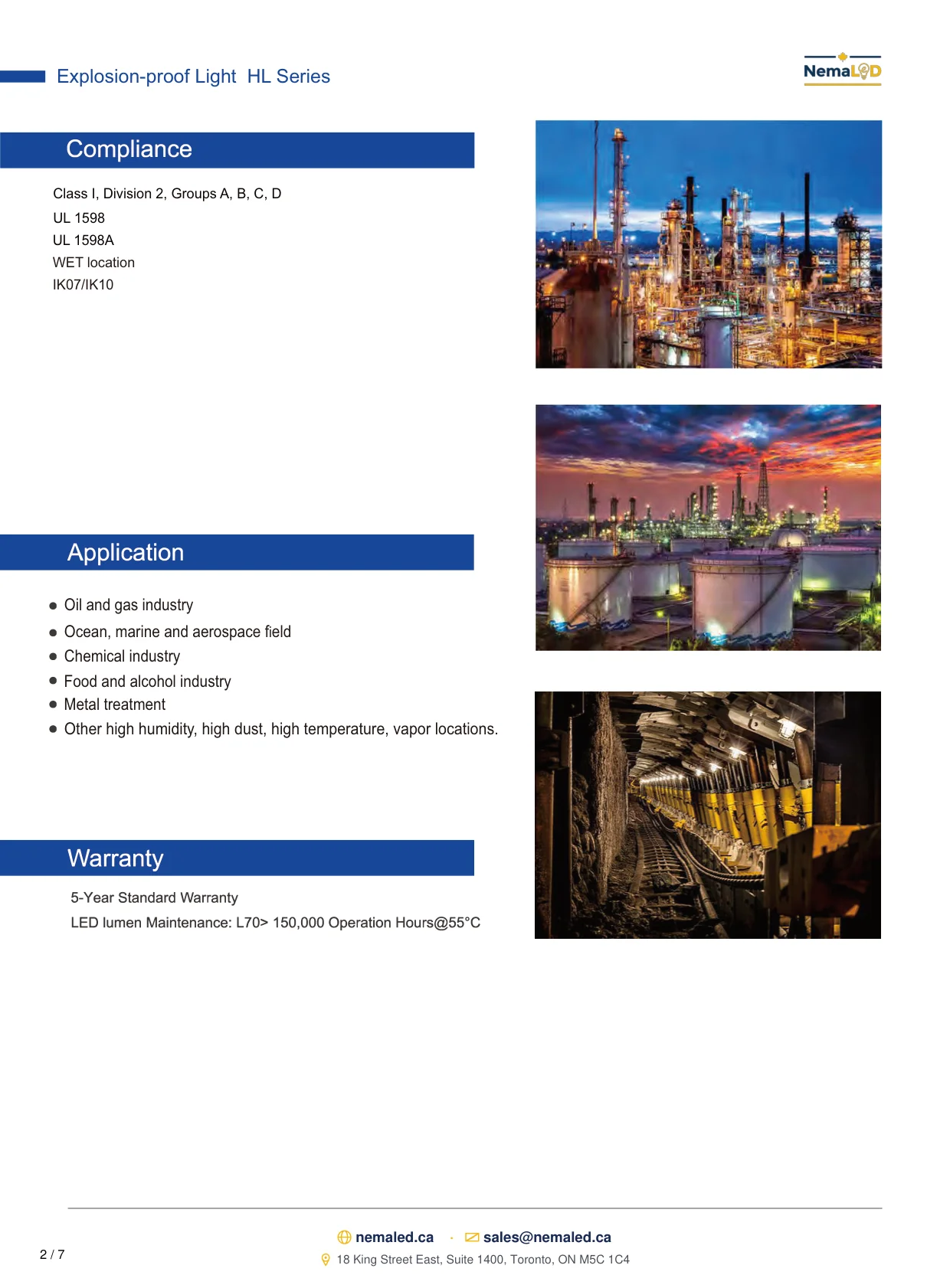 EX-HL Linear spec sheet, page 3 of 8