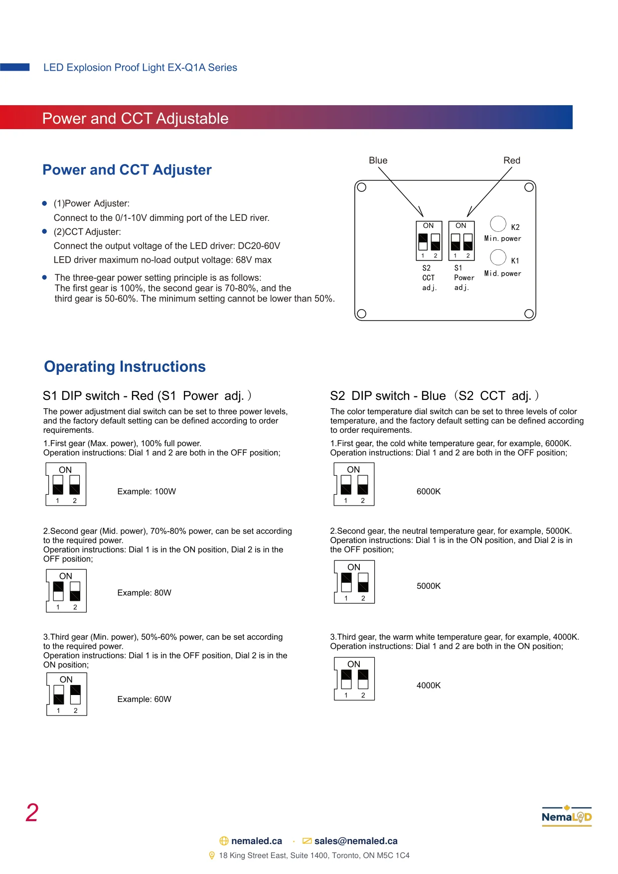 EX-Q1A Low Bay spec sheet, page 3 of 7